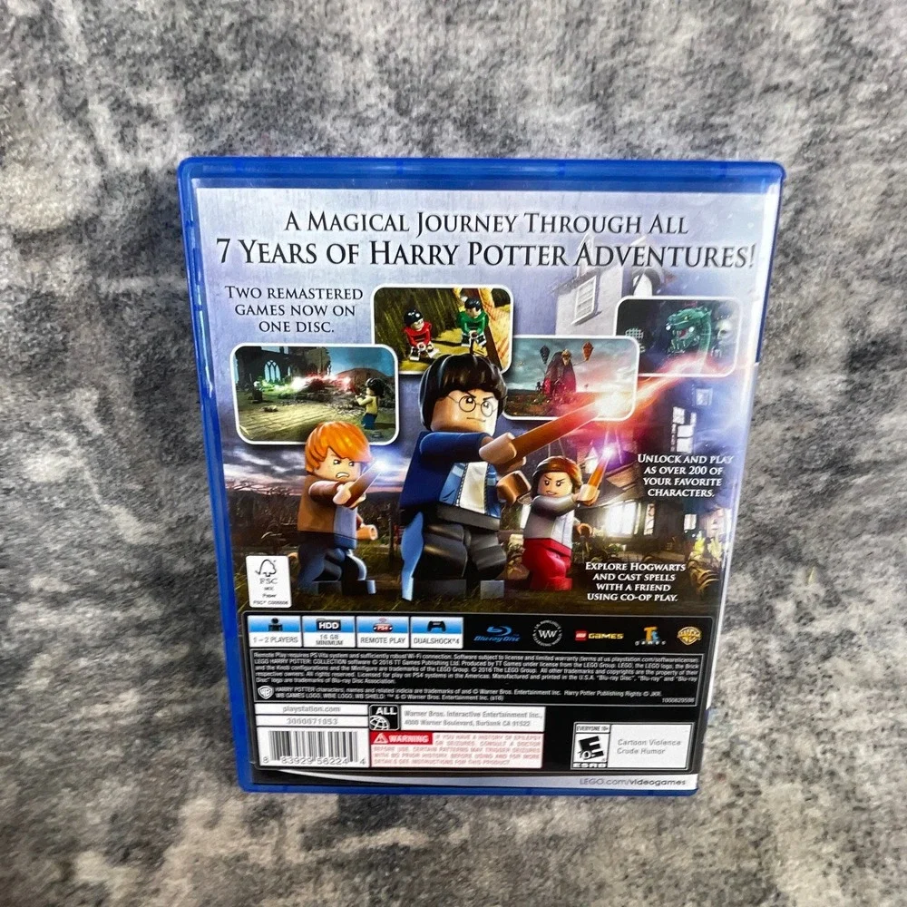 LEGO Harry Potter Collection PS4 PlayStation4 Years 1-7 Remastered Game Complete